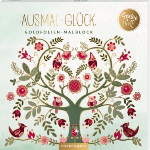 Ausmal Glück - Goldfolien-Malblock (Creative Time)